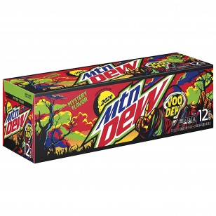 Mountain Dew Voodew Mystery Flavour Soda Can 355ml 12oz X 12